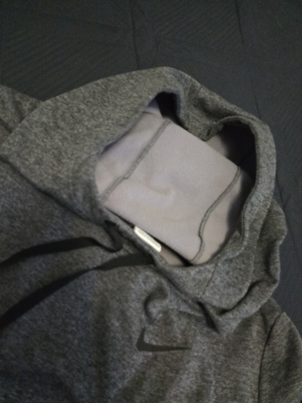 Nike Men’s Gray Hooded Sweatshirt